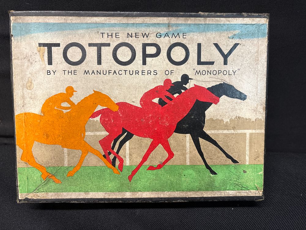 Lot 320: Waddingtons Vintage Totopoly Horse Racing Board Game, First Edition, c. 1938