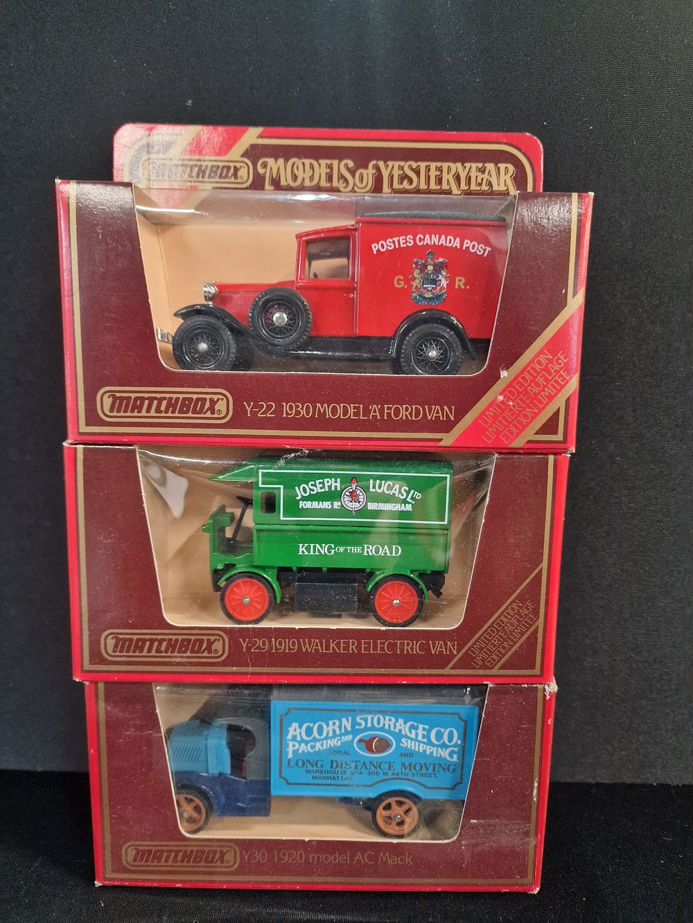Lot 356: Matchbox, Models of Yesteryear Limited Edition Vehicles, Late 20th Century.