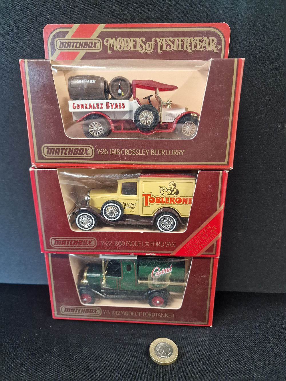 Lot 378: Matchbox Models of Yesteryear Die-Cast Commercial Vehicles, Late 20th Century.
