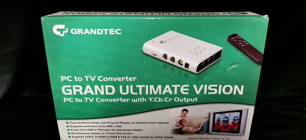 Lot 166: Grandtec Grand Ultimate Vision PC to TV Converter Kit
