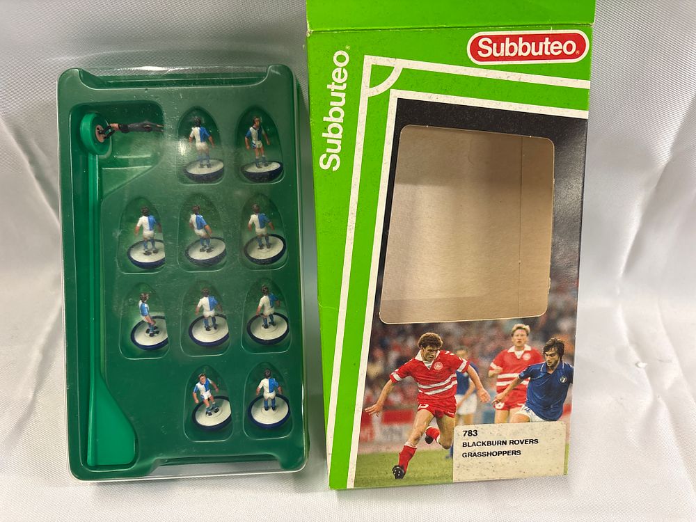Lot 328: Subbuteo Table Football Team Set, Ref. 783 Blackburn Rovers / Grasshoppers