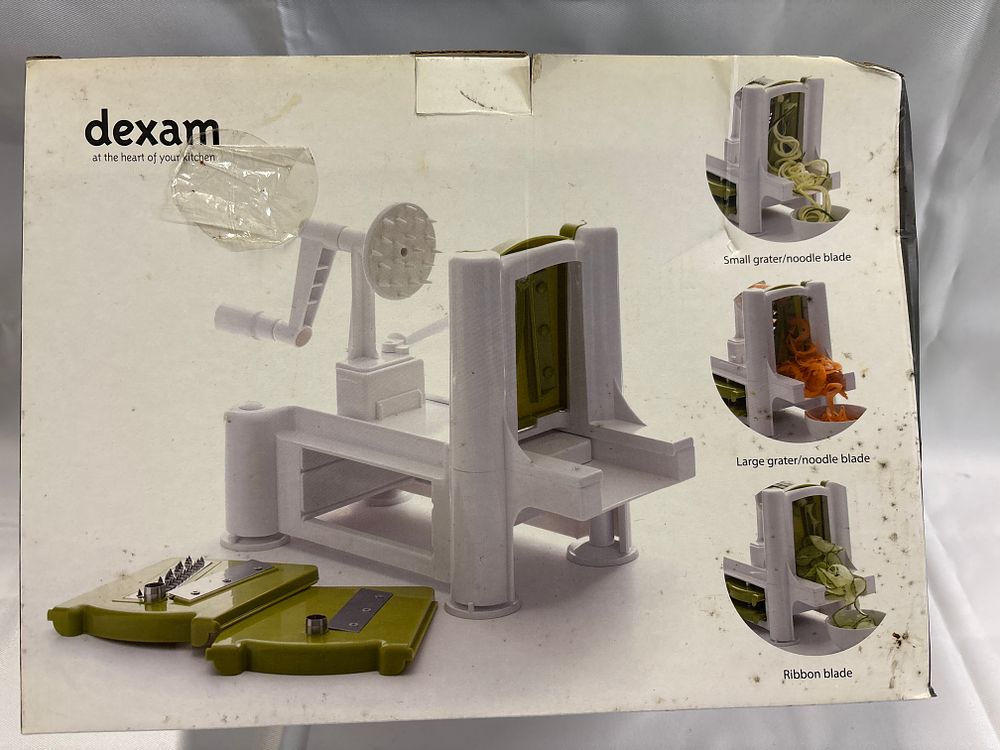 Lot 330: Dexam Kitchen Aid Vegetable Spiralizer, Plastic and Stainless Steel