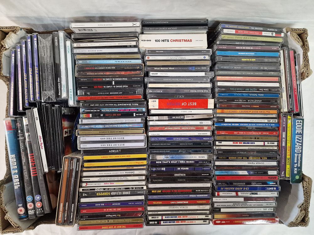 Lot 397: Mixed Selection of Music CDs, Dvds and Blank Discs