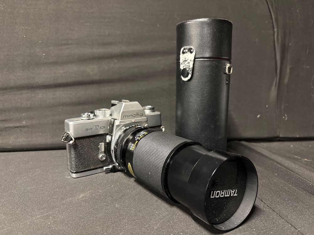 Lot 170: A Group of Minolta SR-T 101 and Tamron Photographic Equipment