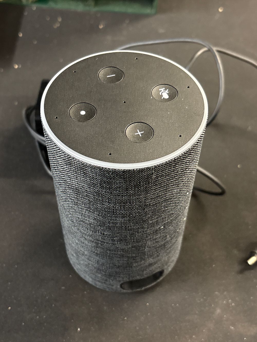 Lot 194: Amazon Echo 2nd Generation Smart Alexa Home Speaker in Charcoal Fabric