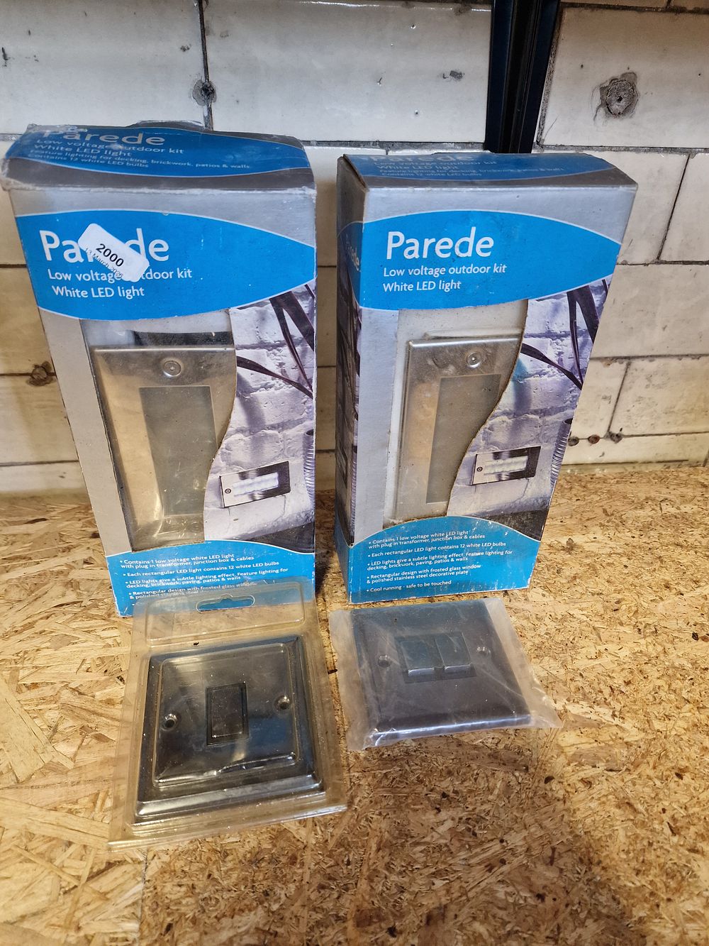 Lot 237: An Assortment of Parede Low Voltage Outdoor LED Light Kits and Fixtures