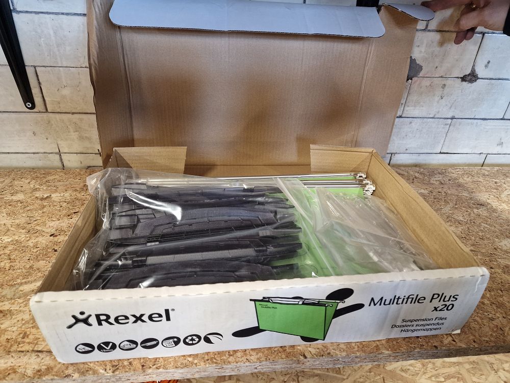 Lot 251: Rexel Multifile Plus suspension files, set of 20