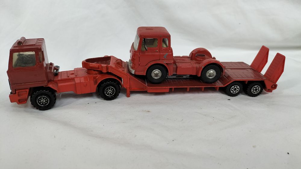 Lot 261: A Pair of Vintage Die-cast Bedford Tractor Units by Matchbox and Corgi