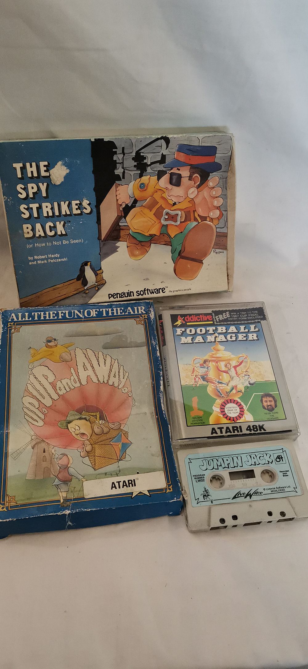 Lot 171: A Collection of Four Vintage Computer Games for Atari and Commodore 64 Systems