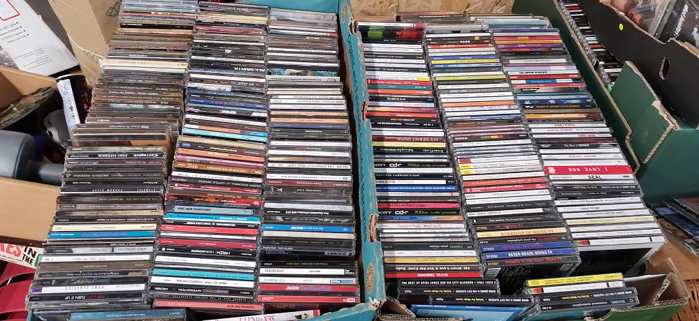 Lot 295: A Large Collection of Approximately 250–350 Compact Discs (CDs). COLLECTION ONLY