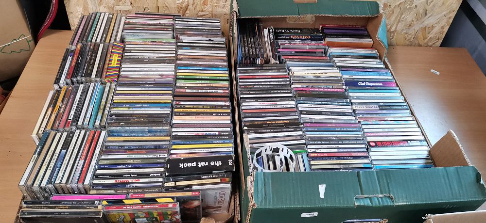 Lot 296: A Large Collection of Music Compact Discs. COLLECTION ONLY