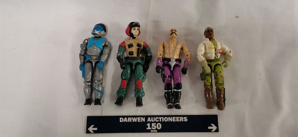 Lot 320: A Group of Four Hasbro G.I. Joe A Real American Hero Action Figures