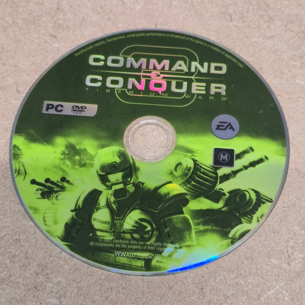 Lot 738: Command & Conquer 3 Tiberium Wars Video Game Disc by Electronic Arts
