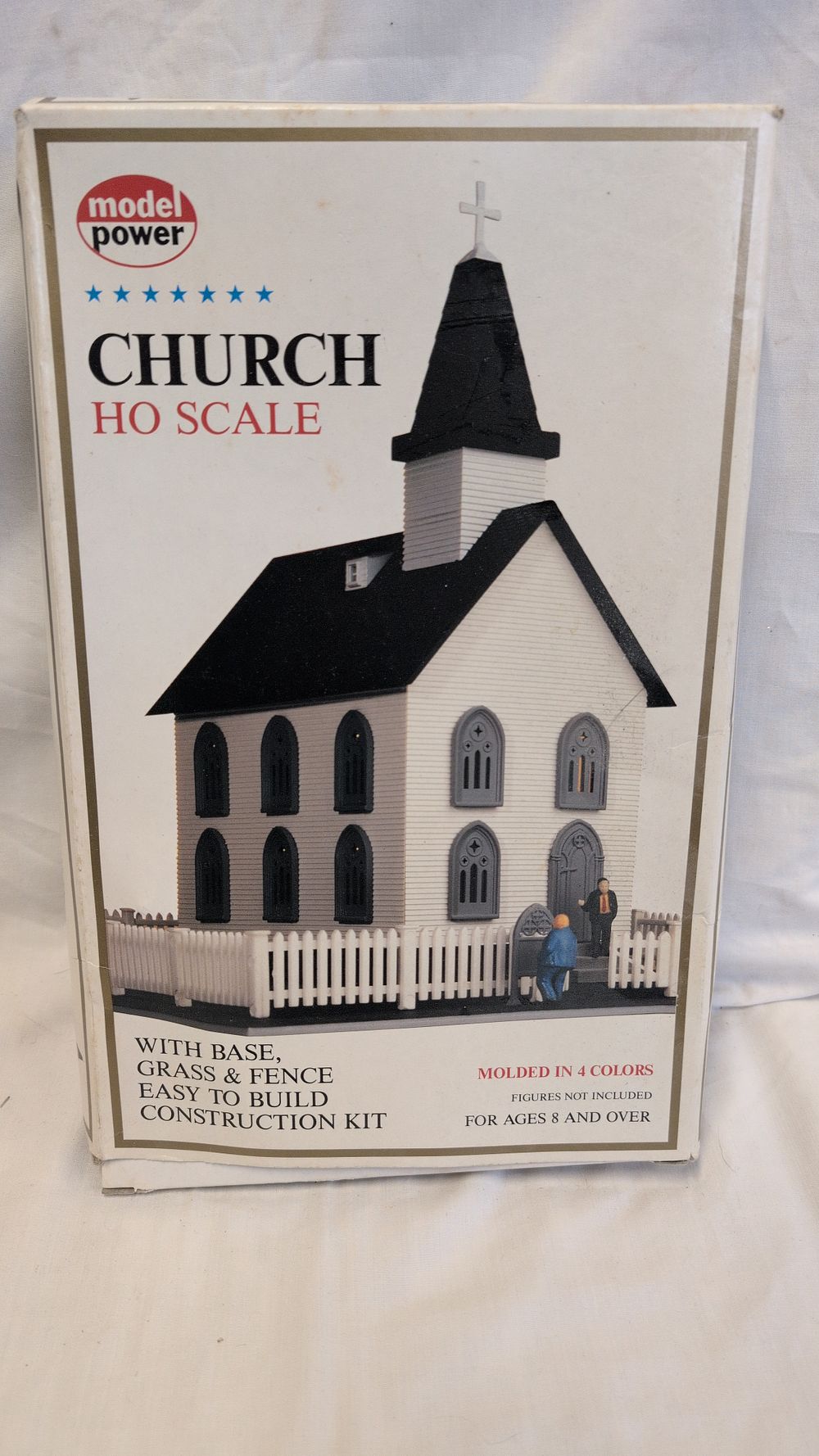 Lot 294: Model Power HO Scale Church Construction Kit No. 613 in Original Box
