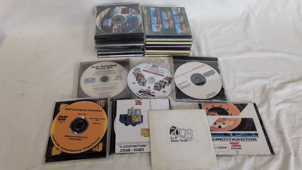 Lot 336: A Collection of Railway Interest and Railfanning DVDs and CDs