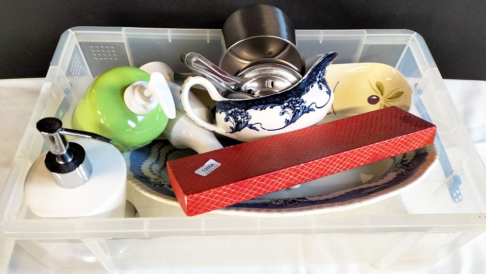 Lot 526: A Collection of Ceramic and Stainless Steel Kitchenware and Tableware