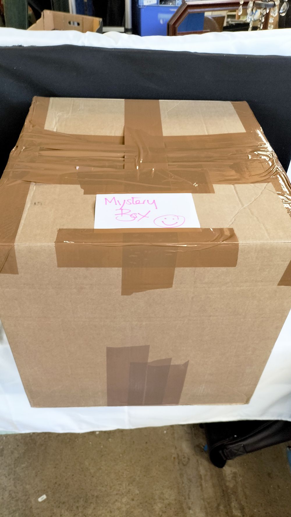 Lot 563: A Single Sealed Mystery Box, collection only.