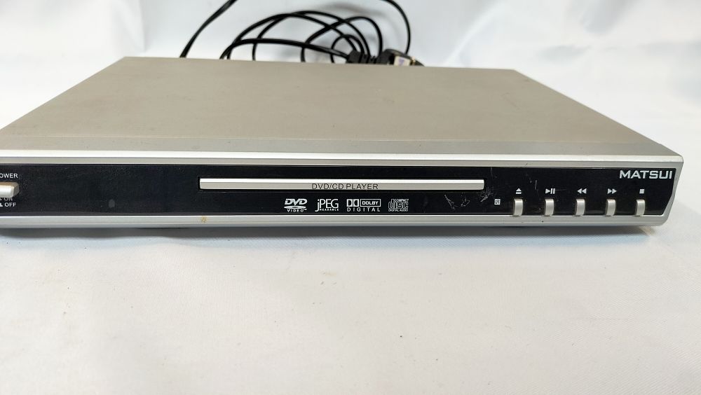 Lot 623: Matsui DVD320 DVD and CD Player with SCART and Component Output