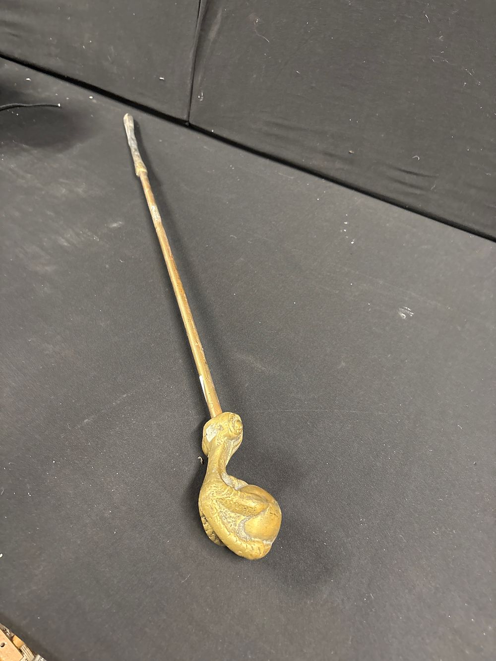Lot 737: Brass Ball and Claw Fire Poker