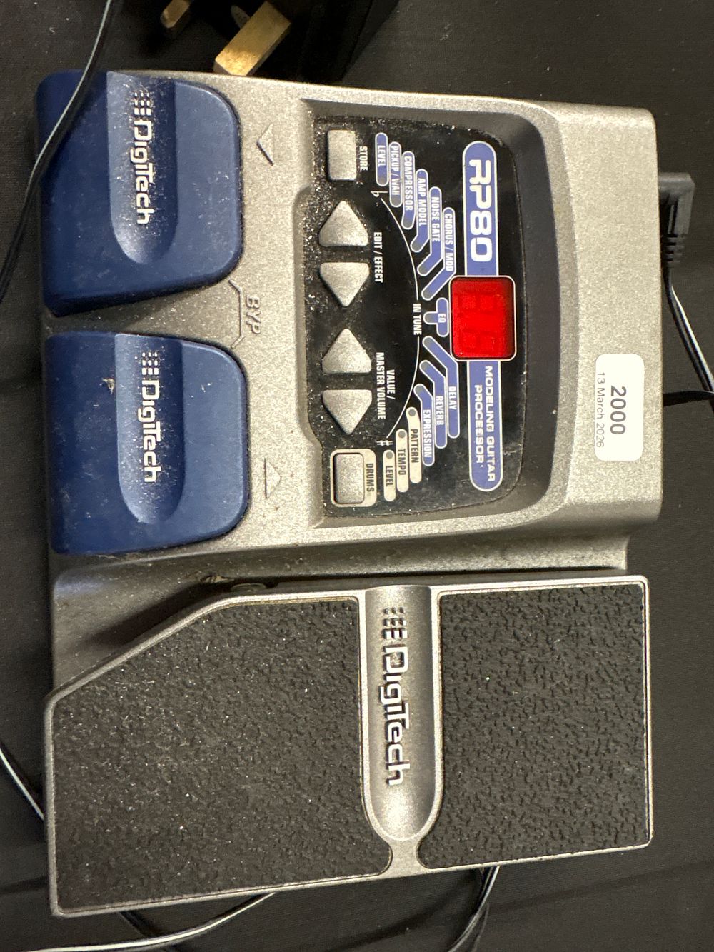 Lot 759: Digitech RP80 Modeling Guitar Processor