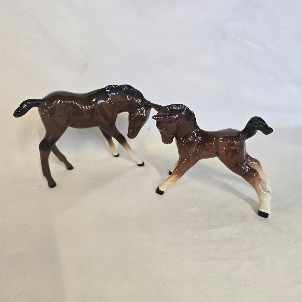 Lot 801: A Pair of Beswick Ceramic Horse Foals