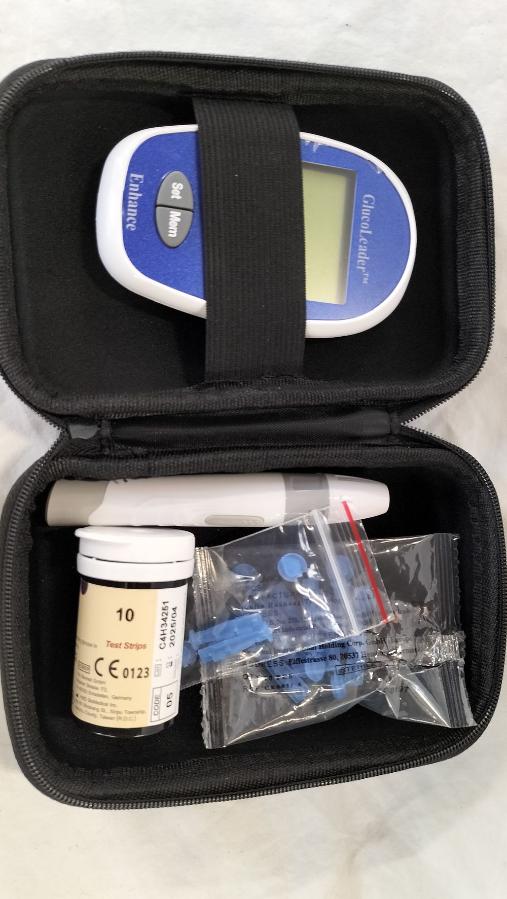 Lot 826: GlucoLeader Enhance Blood Glucose Monitoring System