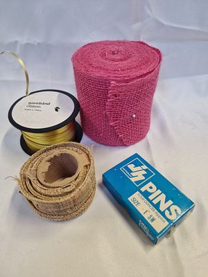 An Assortment of Haberdashery and Crafting Supplies including JH Veteran Pins. An assortment of 