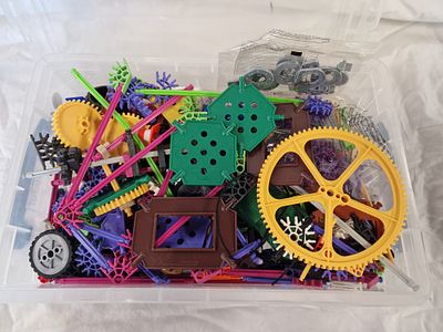 An Assortment of K'NEX Construction Toy Components and Parts. This lot comprises an assortment 