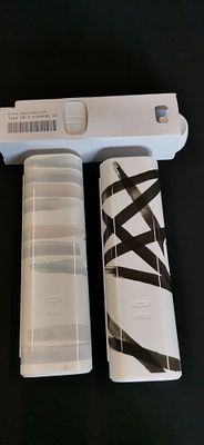 Two Oral-B Braun Electric Toothbrush Travel Cases and Packaging. Two Oral-B Braun electric 