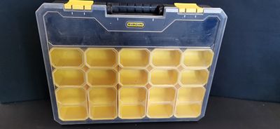 Workzone Portable Small Parts Organiser with Removable Bins. A Workzone branded portable small 