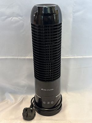 Acorn Solution Portable Oscillating Tower Fan with UK Three-Pin Plug. A portable tower fan 