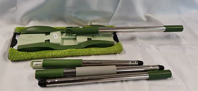 An Attributed Mastertop Flat Microfiber Floor Mop System with Stainless Steel Handle. This floor 