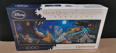 Clementoni Disney High Quality Collection Panorama 1000 Piece Jigsaw Puzzle Sweet Night's. Unchecked