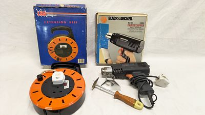 Two Vintage Electrical Tools comprising a Black & Decker BD 1400 Heat Gun and an LGA 