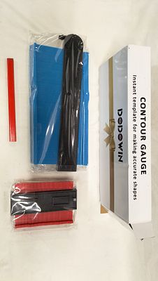 DODOWIN ABS Plastic Contour Gauge Set with Carpenter's Pencil. A contemporary set of contour 
