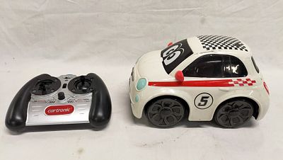 A Chicco Fiat 500 Sport Radio Controlled Toy Car and a Cartronic Controller. This lot comprises 