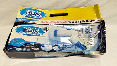 JML Hurricane Spin Scrubber Cordless Power Cleaning Tool. A JML Hurricane Spin Scrubber cordless 