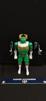 Power Rangers Zeo Green Zeozord IV Bull Transforming Figure. This item is a Power Rangers Zeo 