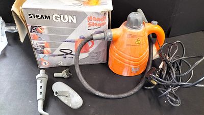 Handy Steam DD304STG 1000W Handheld Pressurised Steam Cleaner with Accessories, tested for Power. 