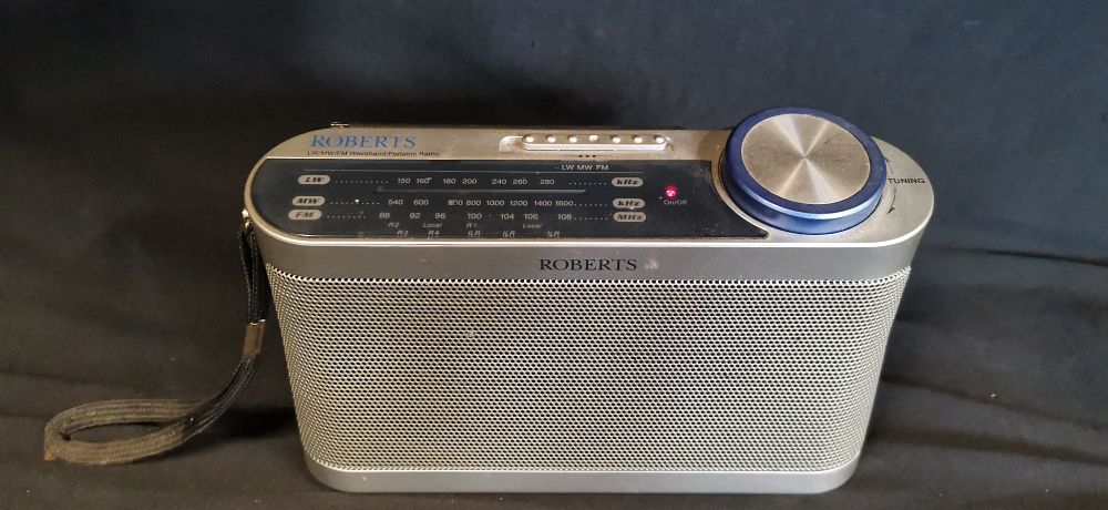 Lot 595: Roberts New Classic 993 LW MW FM Waveband Portable Radio. Tested for Power
