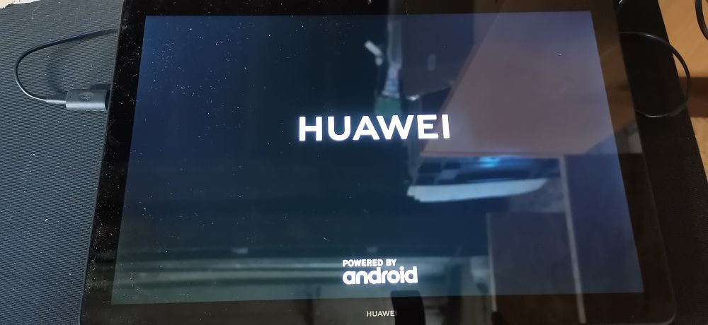 Lot 599: Huawei MediaPad T5 Tablet AGS2-W09 with Targus Sleeve and Charger. Password Protected