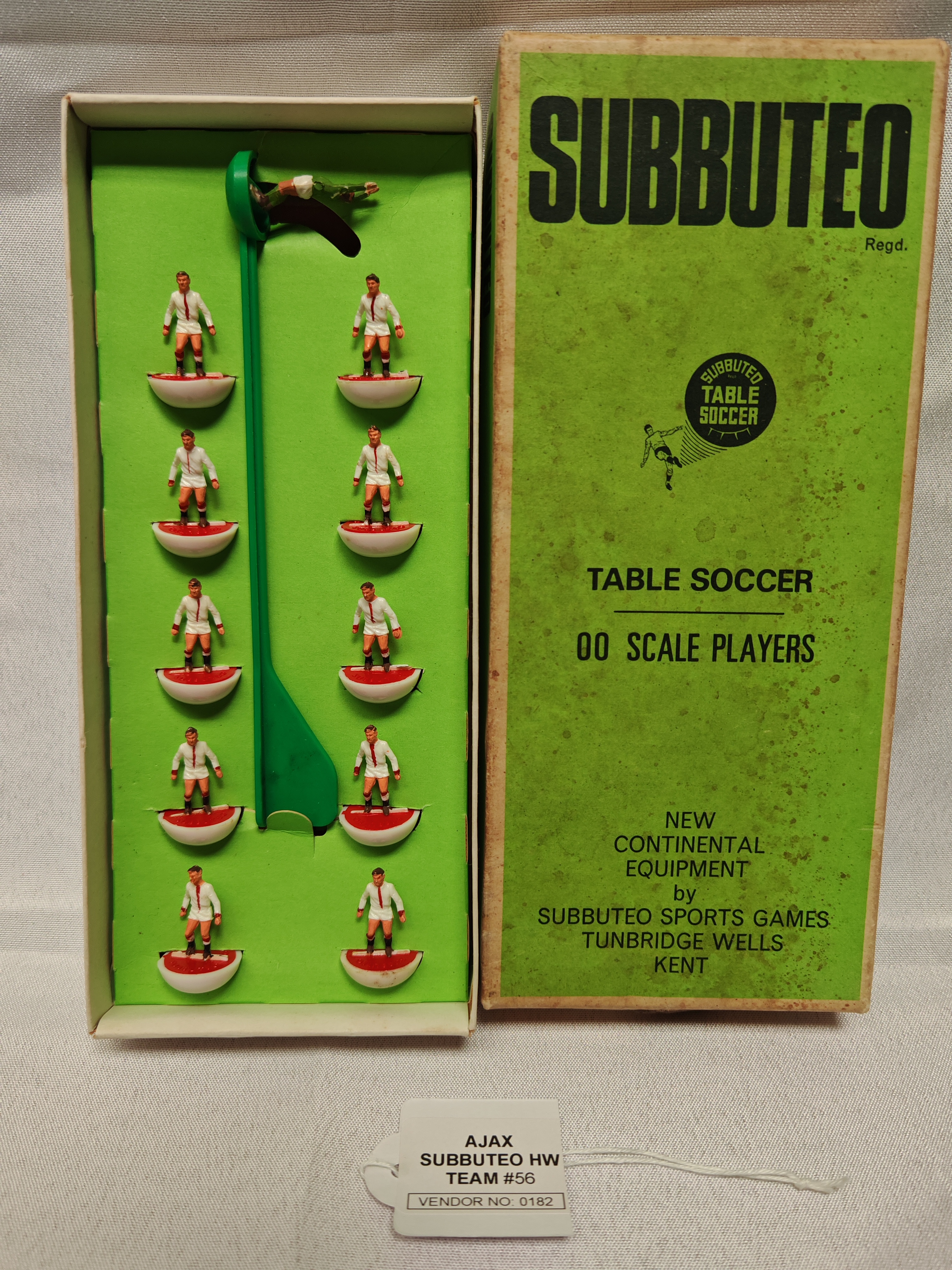 Subbuteo Heavyweight Table Soccer Team Set Ref. 56 Ajax of Amsterdam