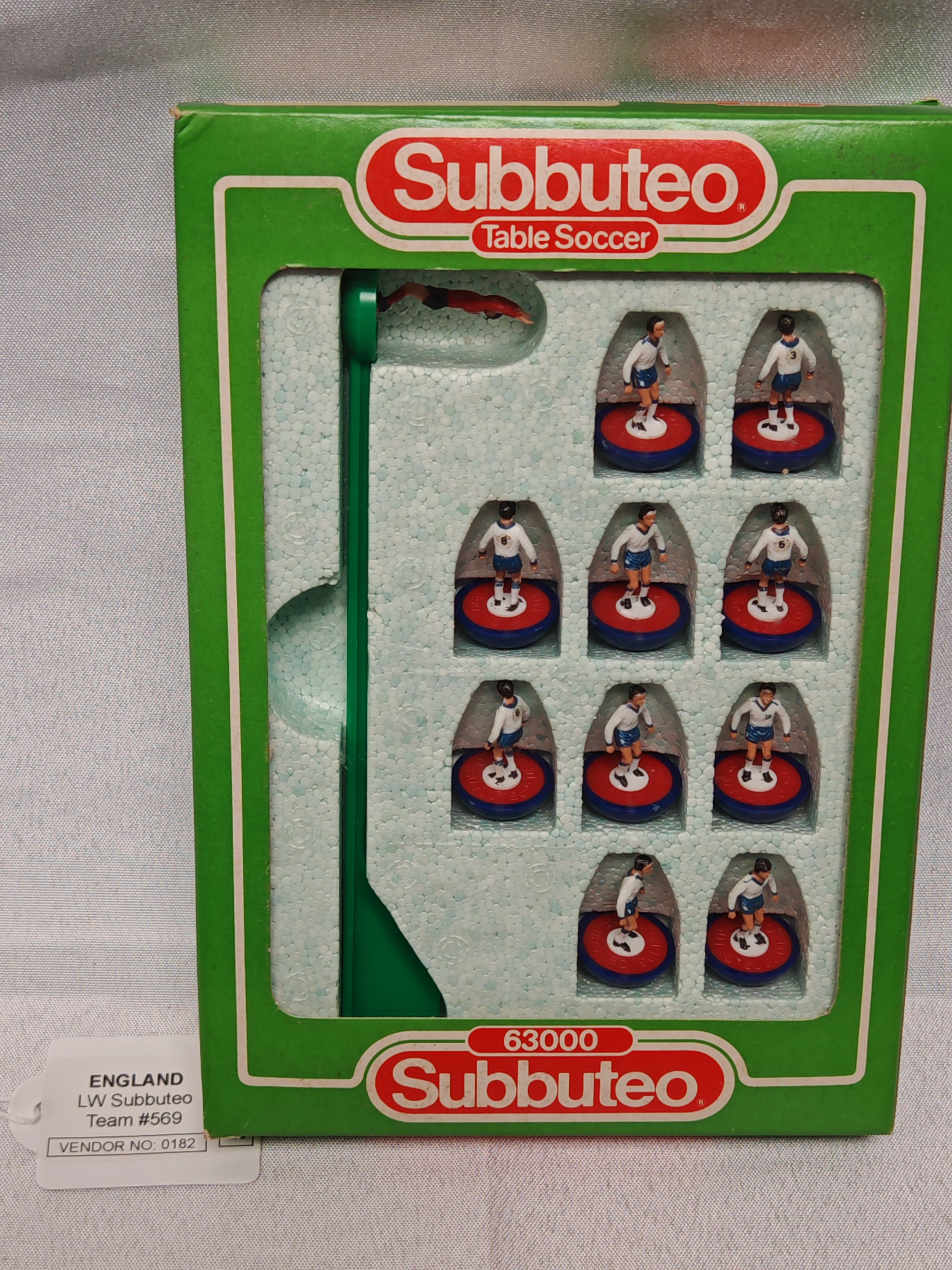 Subbuteo Lightweight Team Ref #569 England
