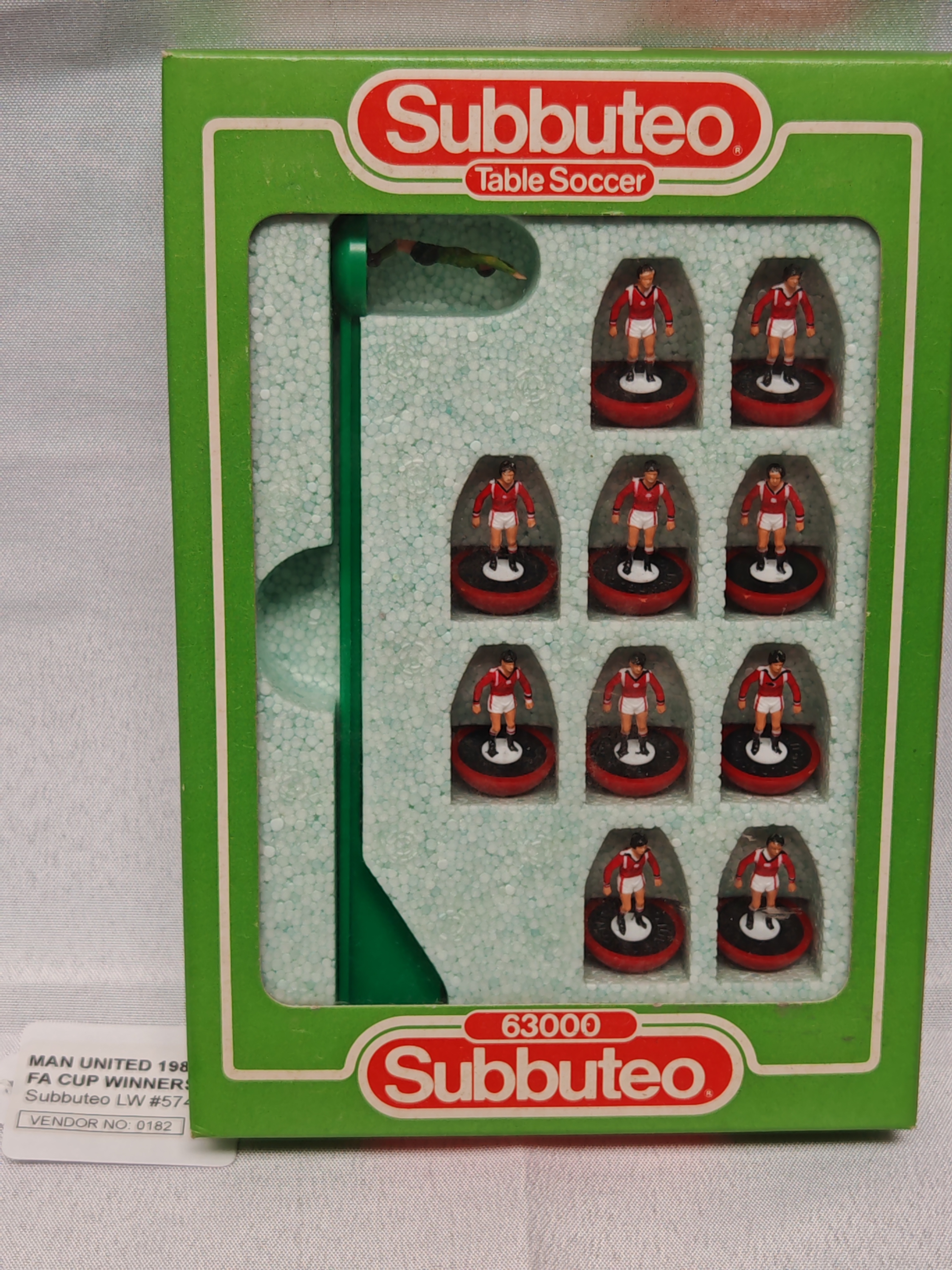 Subbuteo Lightweight Team Manchester United 1983 FA Cup Winners
