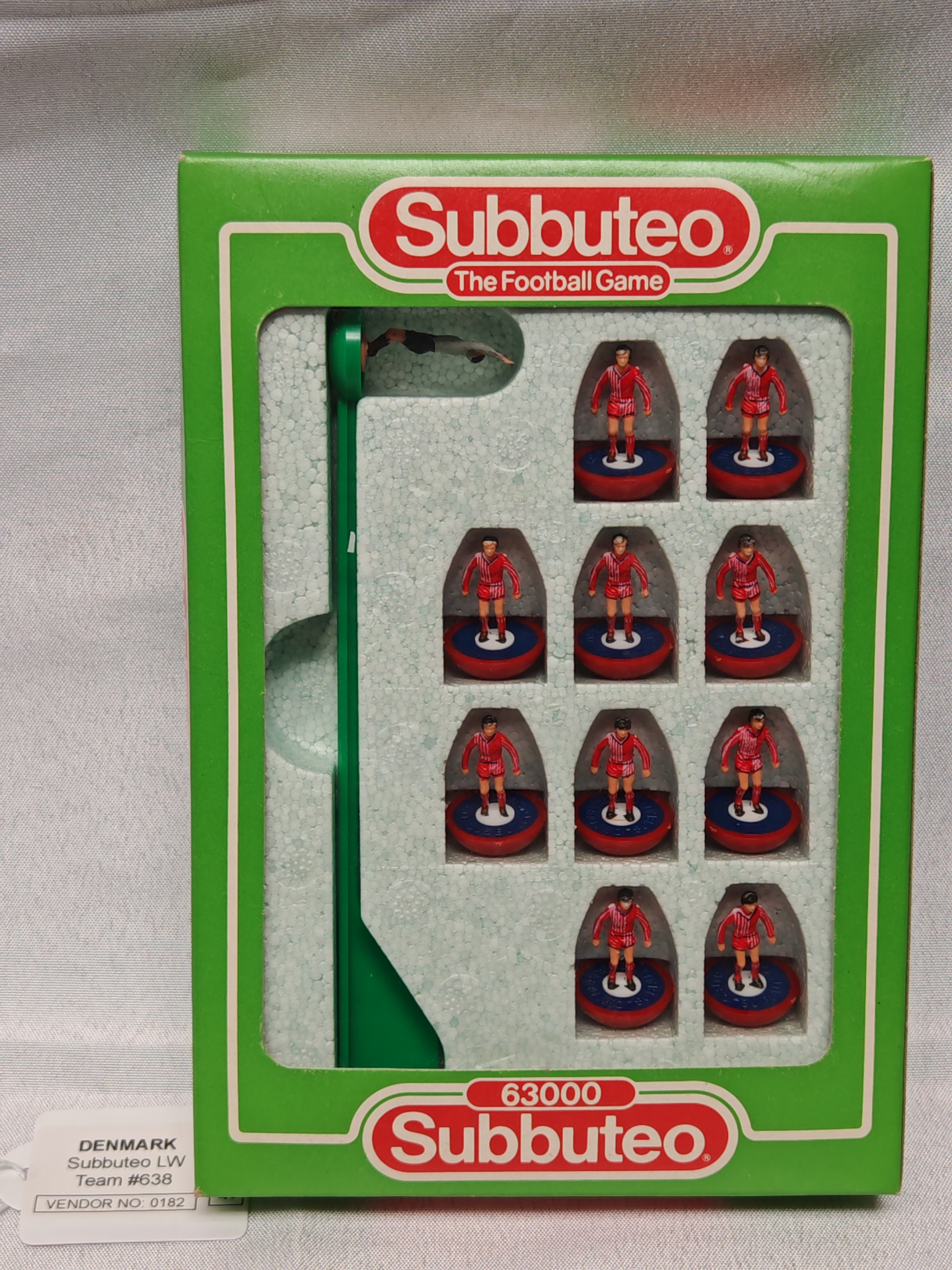 Subbuteo Lightweight Team Ref #638 Denmark