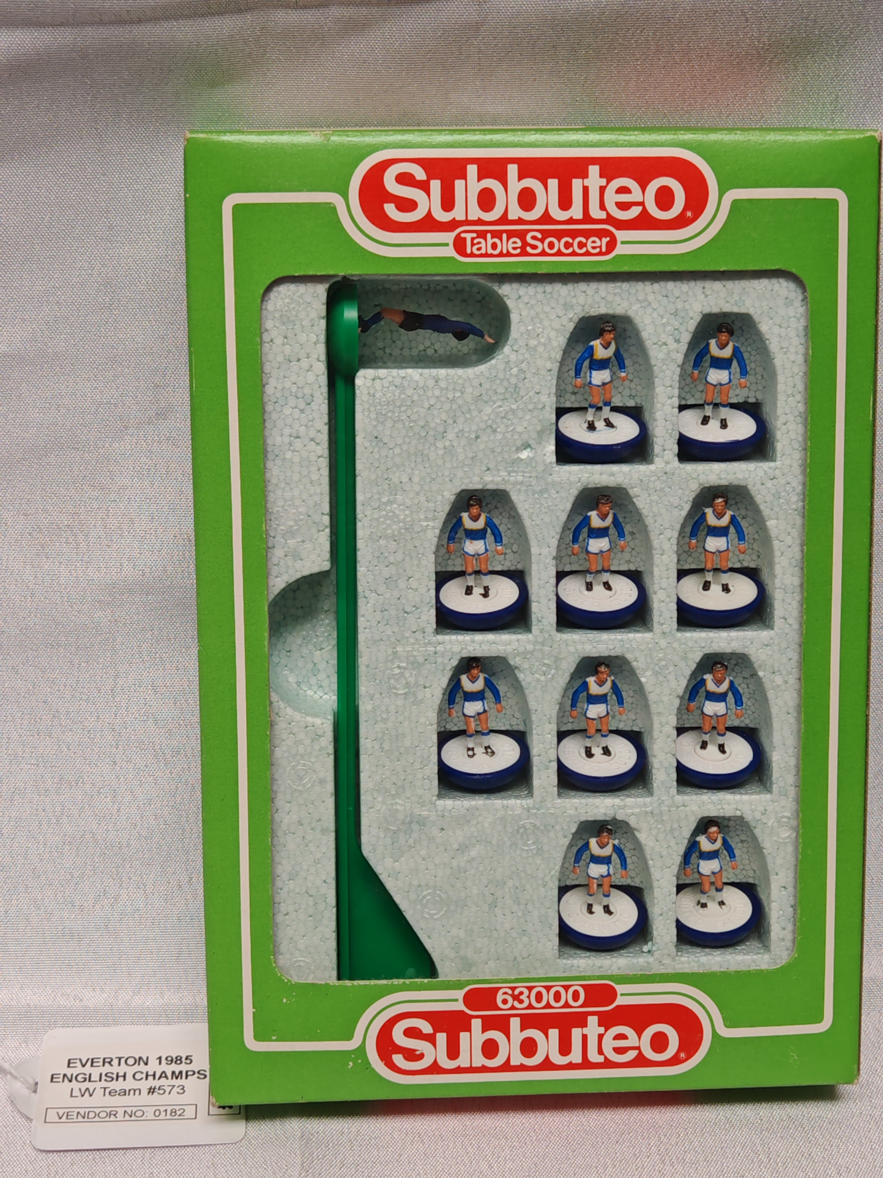 Subbuteo Lightweight Team Ref #573 Everton 1985 English Champions