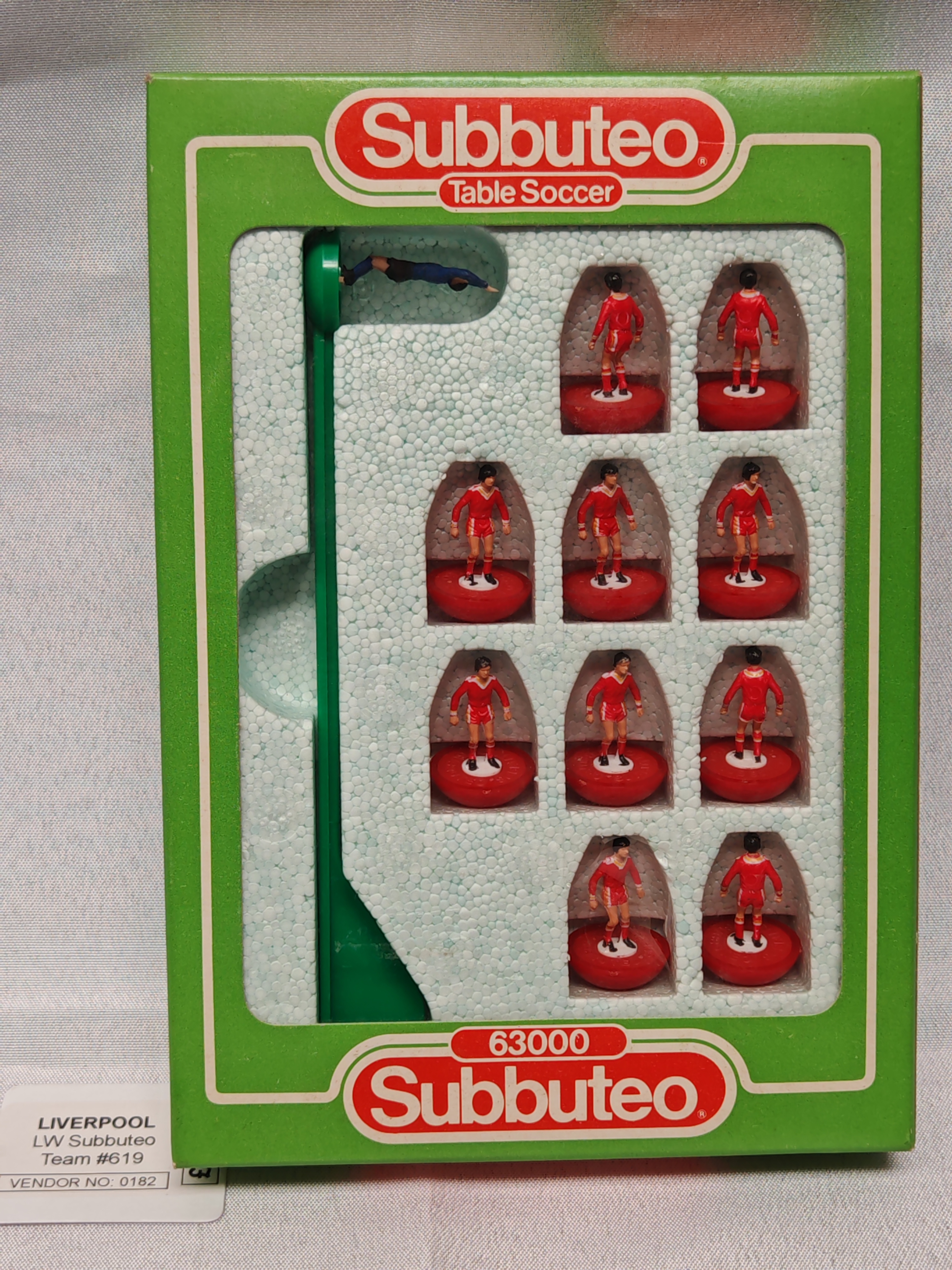 Subbuteo Lightweight Team Ref #619 Liverpool