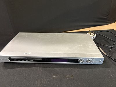 Pacific DVD/Compact Disc Player, Silver-Tone Finish. A Pacific brand DVD and Compact Disc player 