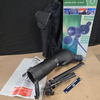 Traveler, Prismatic Spotting Scope, Modern. Traveler model SU 7510 prismatic spotting scope. 
