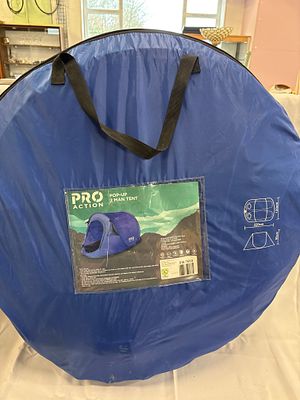 Pro Action Pop-Up 2-Man Tent, 1500mm Hydrostatic Head Waterproof Rating, Circa 2010-2020. A Pro 